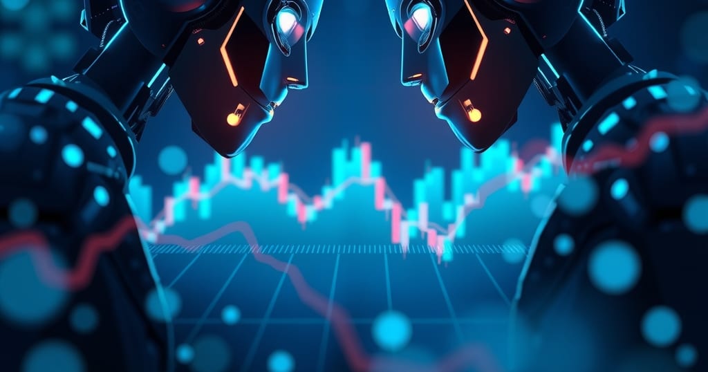 Abstract editorial illustration related to 3Commas vs Coinrule: Best Crypto Trading Bot for 2026