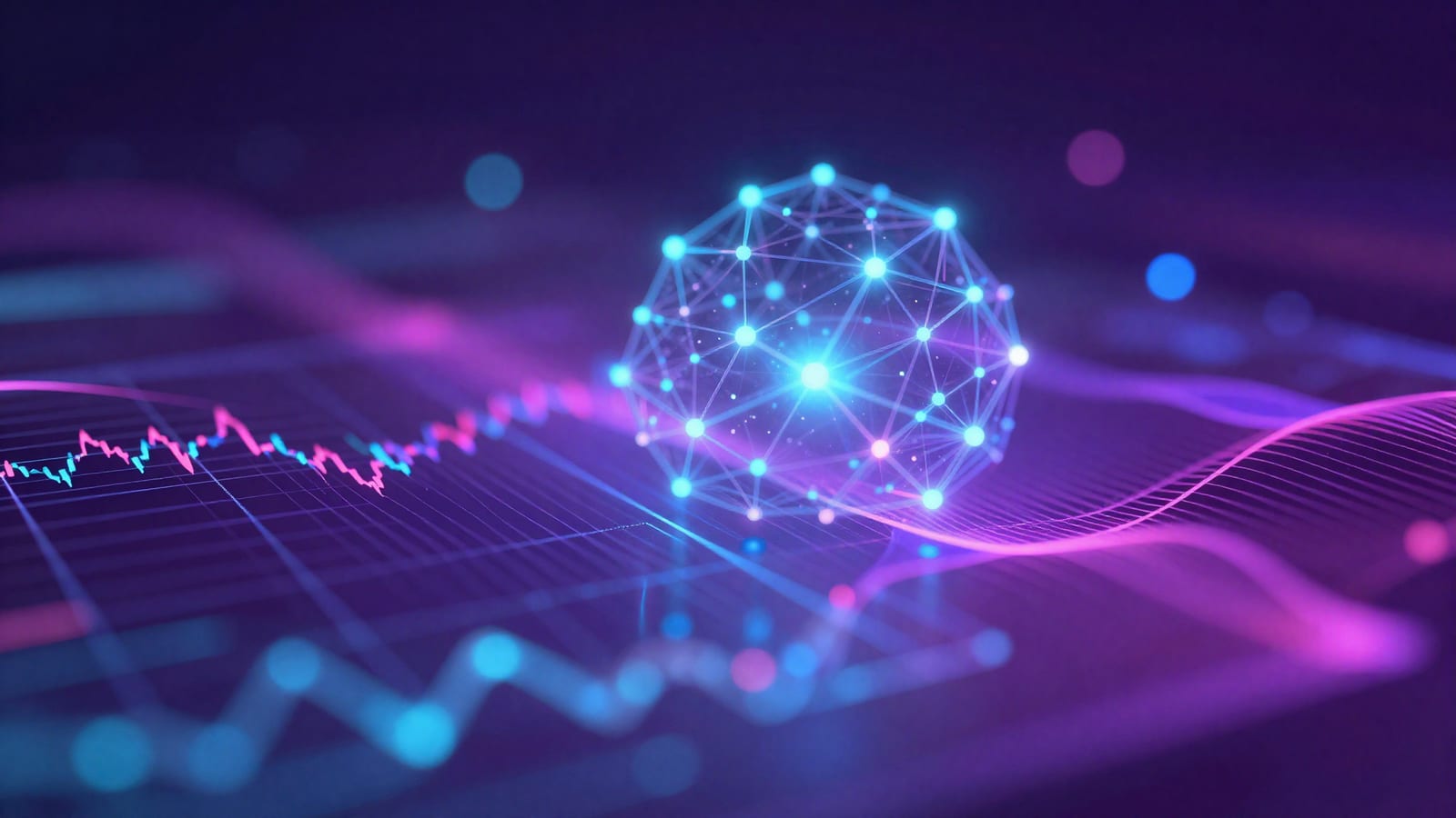 Abstract editorial illustration related to AI Sentiment Analysis Tools for Crypto Traders: What Works