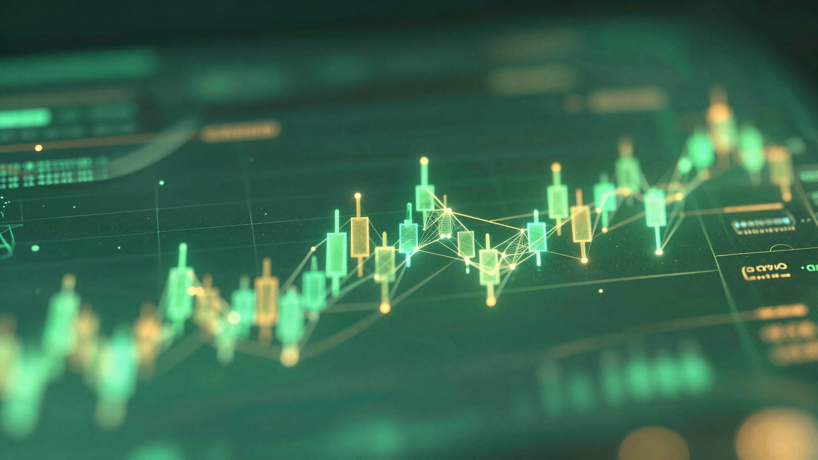 Abstract editorial illustration related to AI Tools for Day Trading: What Actually Works in 2026