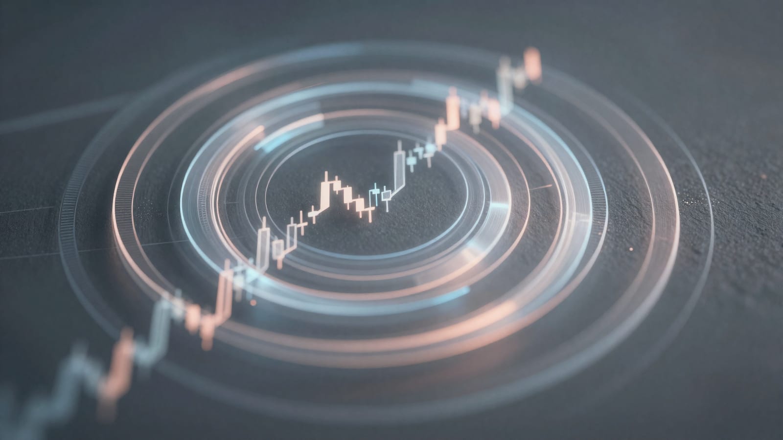 Abstract editorial illustration related to Best AI Tools for Stock Market Analysis in 2026 Compared