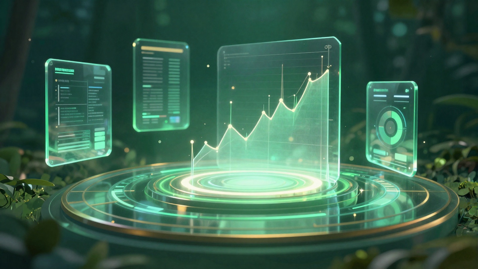 Abstract editorial illustration related to Best Day Trading Platforms in 2026 (Tested for Real)