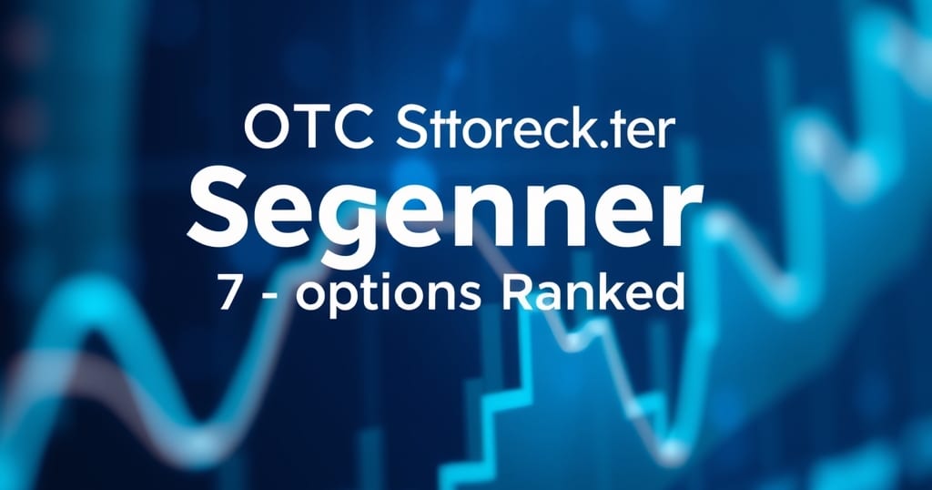 Abstract editorial illustration related to Best OTC Stock Screener for Beginners: 7 Options Ranked