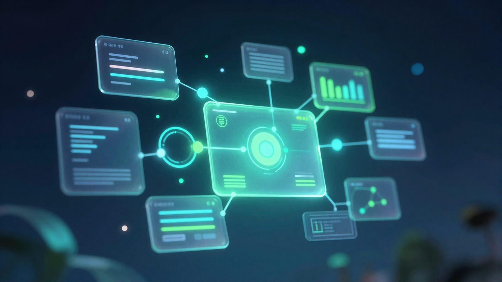 Abstract editorial illustration related to Best Task Management Apps for Active Stock Traders in 2026