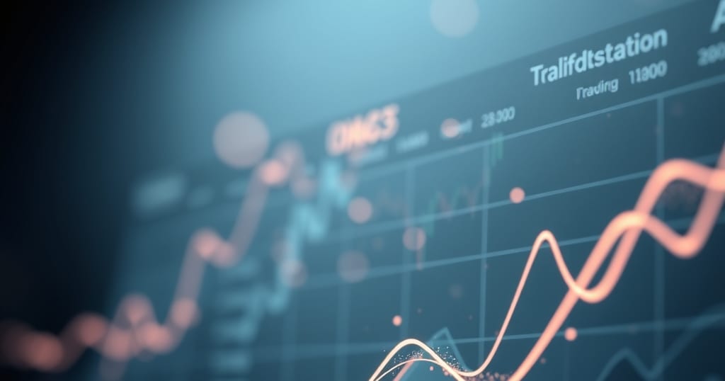 Abstract editorial illustration related to Best Tools for Tracking Trading Performance Metrics in 2025