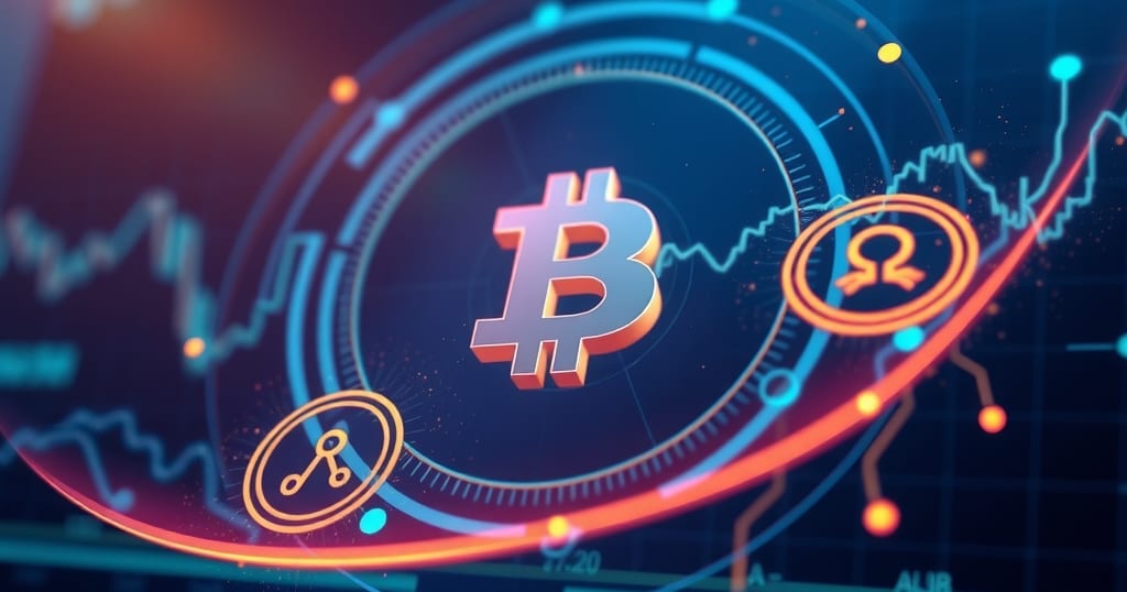 Abstract editorial illustration related to Cryptohopper Review 2026: Features, Pricing, and Verdict