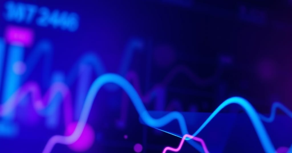 Abstract editorial illustration related to Danelfin Review: Does the AI Stock Rating Actually Work
