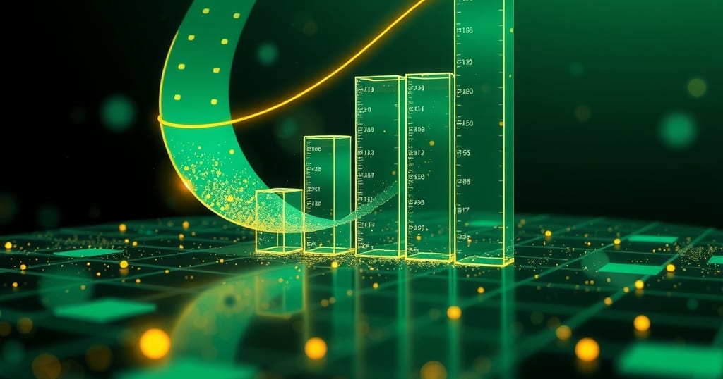 Abstract editorial illustration related to Expected Move Calculator: Options Implied Range Made Easy