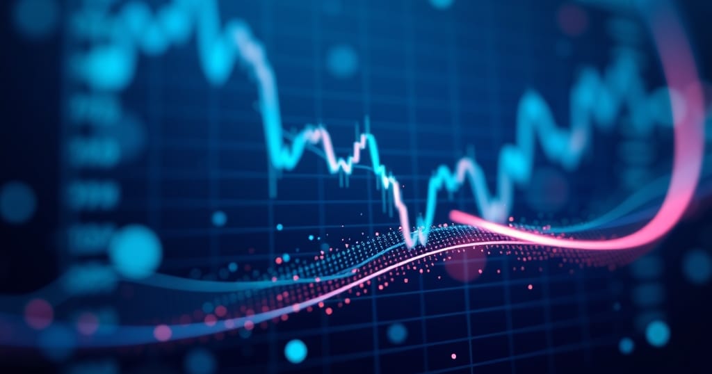 Abstract editorial illustration related to Free Google Sheets Trading Journal Template to Track Trades