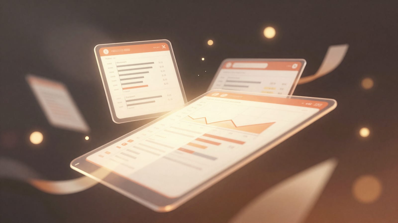 Abstract editorial illustration related to Free Trading Journal Excel Templates for Active Traders 2026