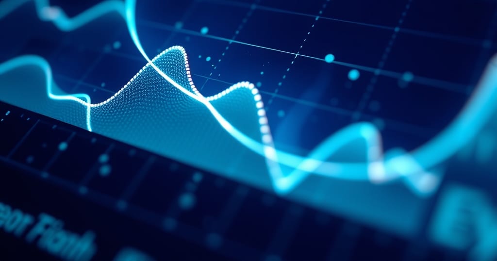 Abstract editorial illustration related to How AI Pattern Recognition Works in Stock Charts Explained