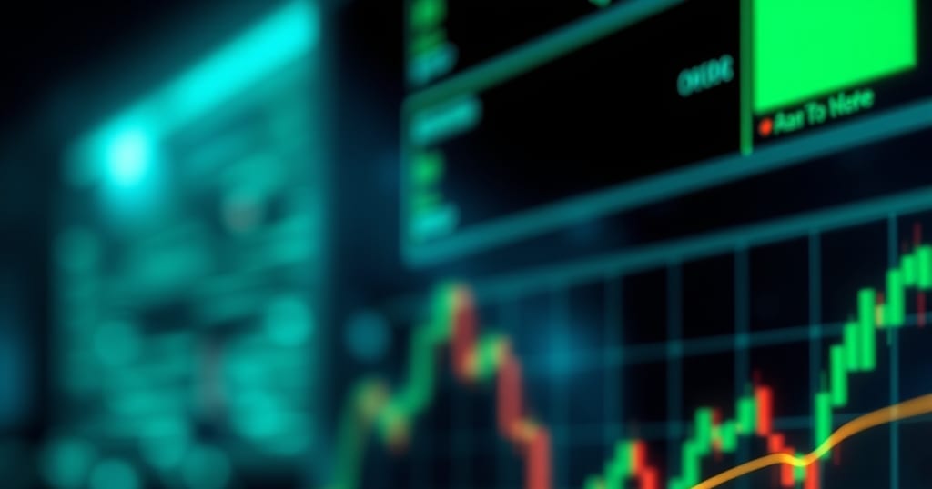 Abstract editorial illustration related to How to Automate Stock Trading with Python: Beginner Guide