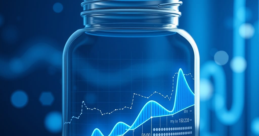 Abstract editorial illustration related to How to Invest $10k for Passive Income Without High Risk