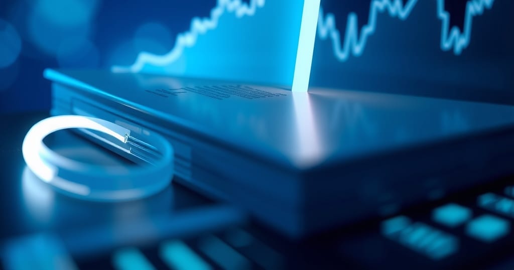 Abstract editorial illustration related to How to Read Earnings Reports for Better Swing Trading Results
