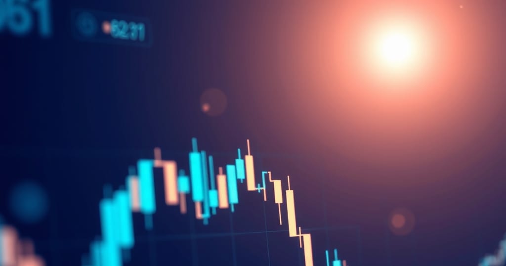 Abstract editorial illustration related to How to Read Stock Charts: A Practical Guide for 2026