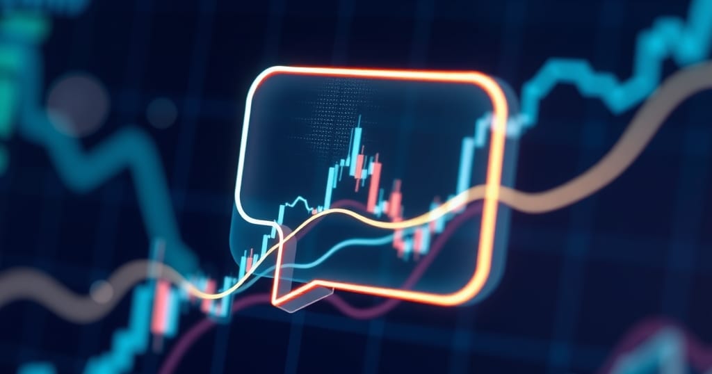 Abstract editorial illustration related to How to Use ChatGPT to Analyze Stock Charts (Step by Step)