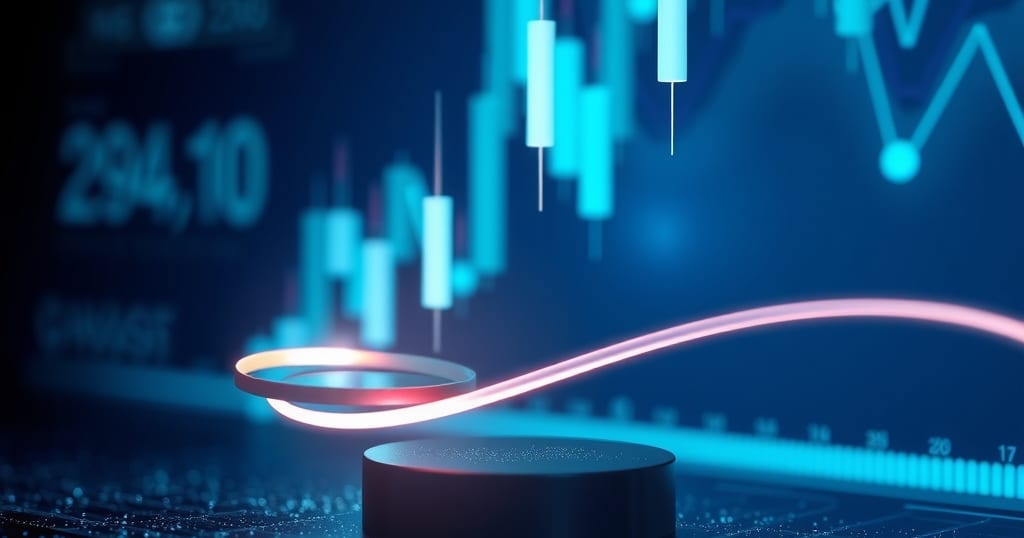 Abstract editorial illustration related to Risk Reward Ratio Calculator for Smarter Trade Entries Now