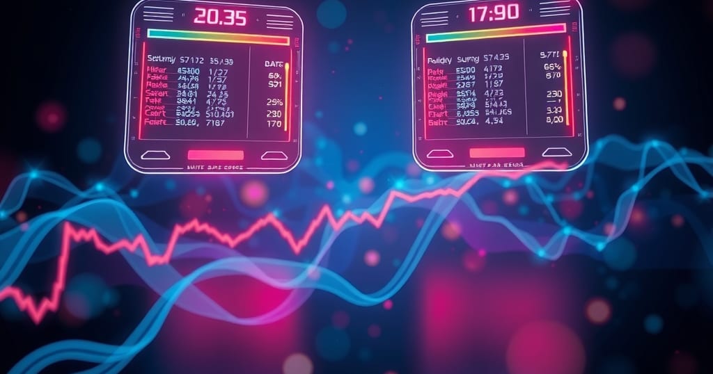 Abstract editorial illustration related to TipRanks vs Danelfin: Which AI Stock Tool Wins in 2026