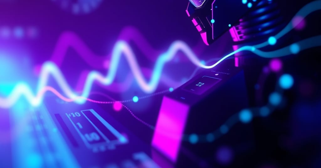 Abstract editorial illustration related to Top Free AI Trading Bots That Actually Work in 2026