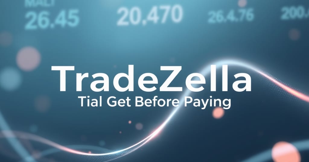 Abstract editorial illustration related to TradeZella Free Trial: What You Get Before Paying