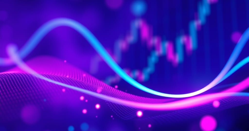 Abstract editorial illustration related to Using ChatGPT for Stock Trading Analysis: A Starter Guide