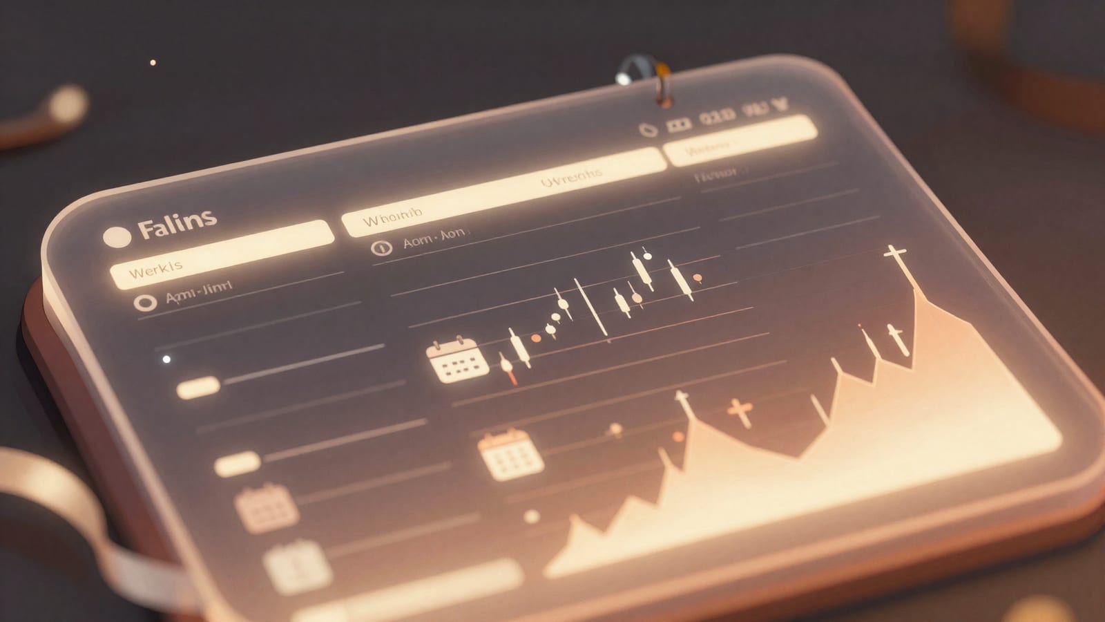Abstract editorial illustration related to Weekly Trading Prep Routine for Busy Working Professionals