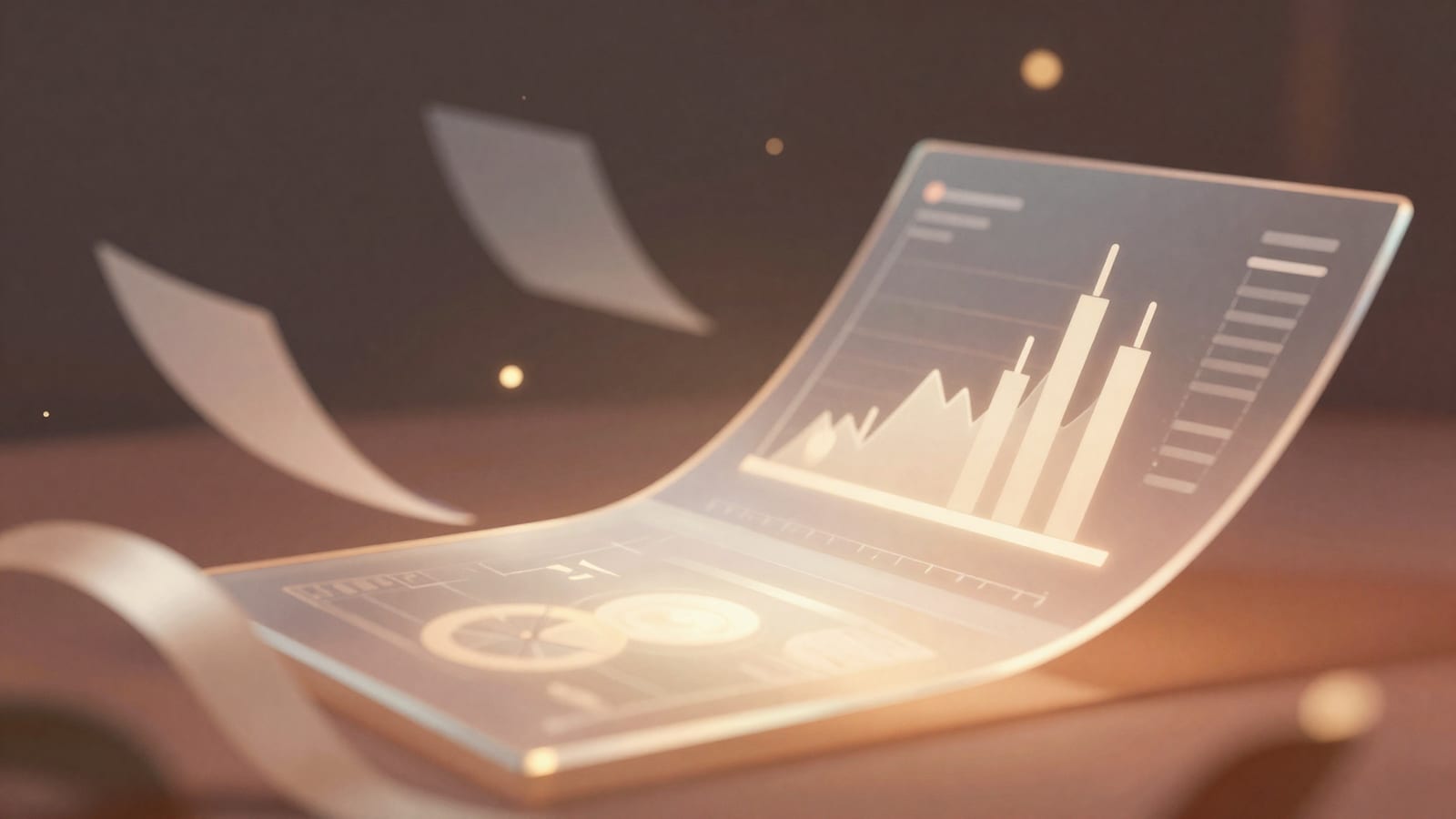 Abstract editorial illustration related to What Is a Trading Journal and Why Every Trader Needs One